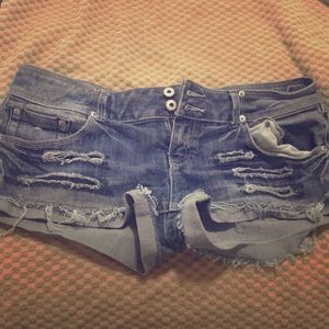 Jean shorts-blue